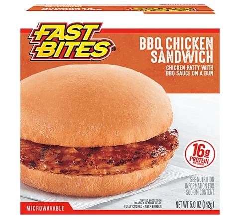 Fast Bites BBQ Chicken Sandwich 5.3 oz