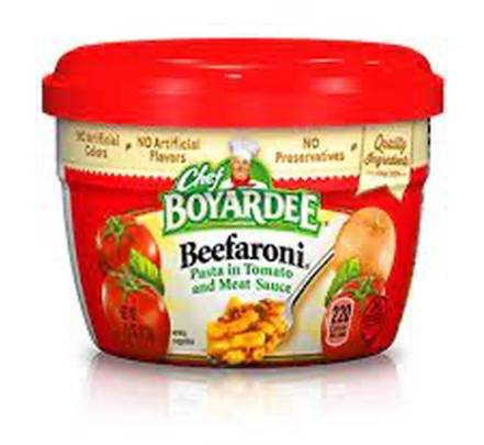 Chef Boyardee Microwave Cups Beefaroni 7.5 oz.