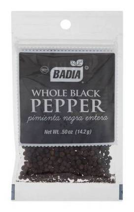 Badia Whole Black Pepper 0.50 oz