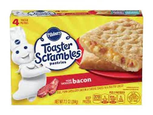 Toaster Scrambles Egg, Bacon & Cheese