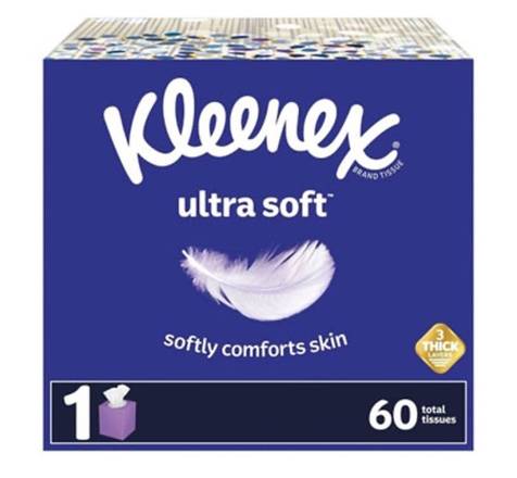 Kleenex Ultra Soft 60 ct