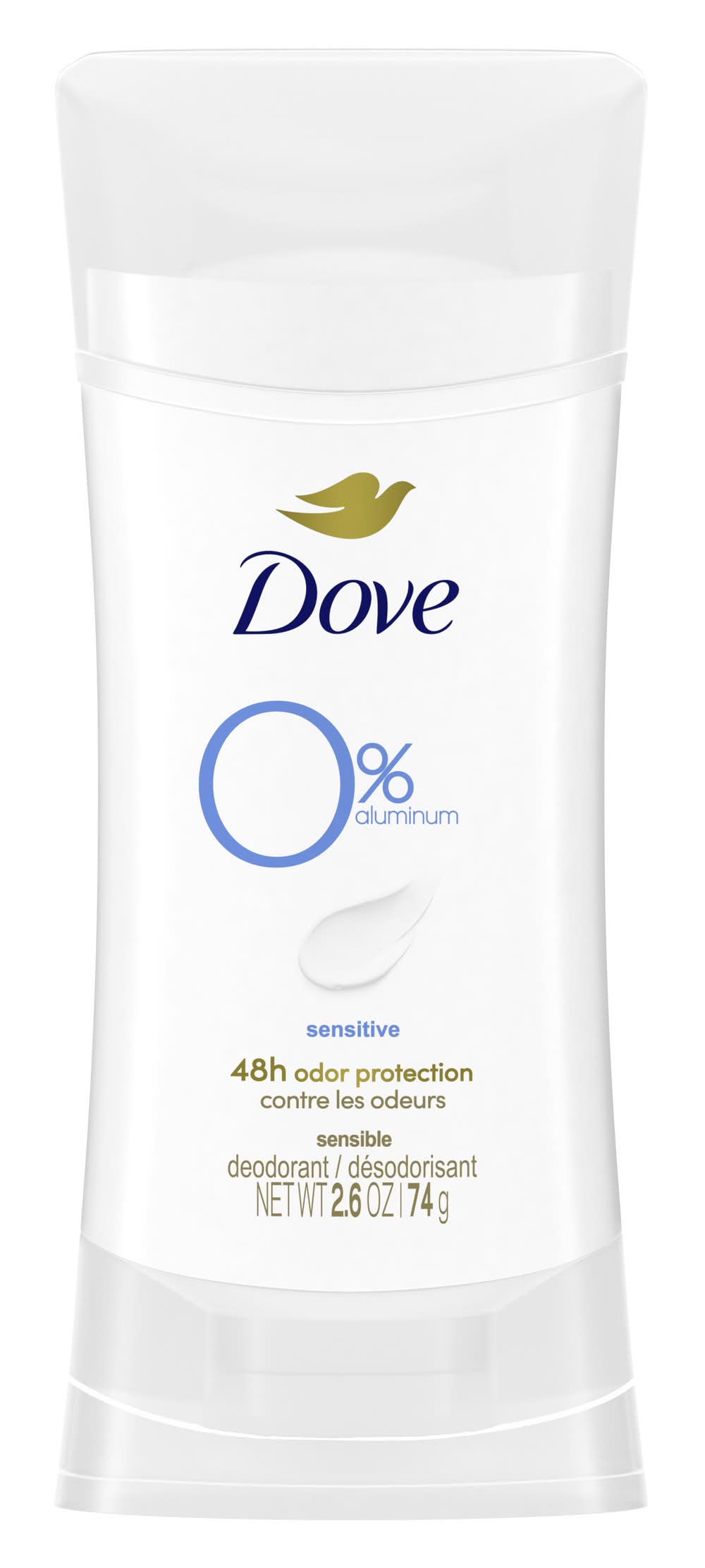 Dove 0% Aluminum Sensitive Deodorant 2.6 oz