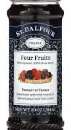 St. Dalfour Four Fruits Fruit Spread 10 oz