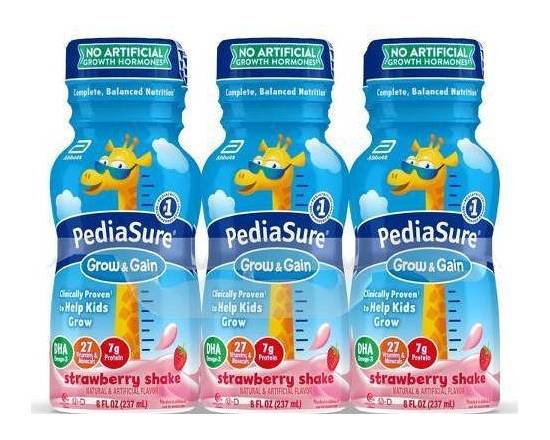 Pediasure Grow & Gain Strawberry Shake 6-8 oz