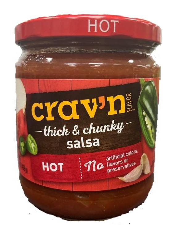 Crav'n Flavor Salsa Thick & Chunky Hot