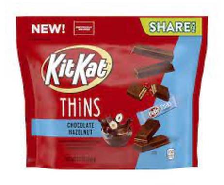 Kit Kat Thins Chocolate Hazelnut Share Bag 7.37 oz