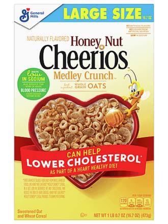 Cheerios Honey Nut Medley Crunch 16.7 oz