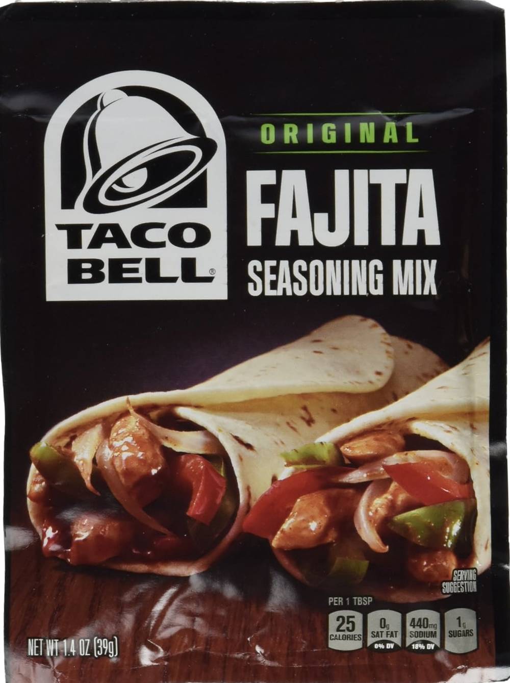 Taco Bell Original Fajita Seasoning Mix 1.4 oz 