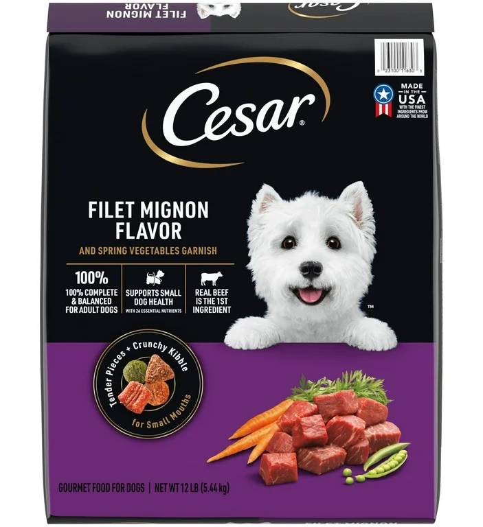 Cesar Filet Mignon Flavor Dog Food 12 lbs