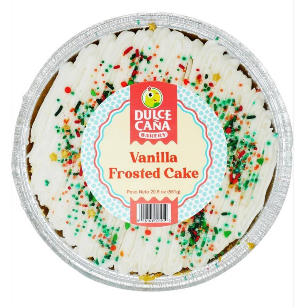 Dulce Caña Vanilla Frosted Cake 20.5 oz