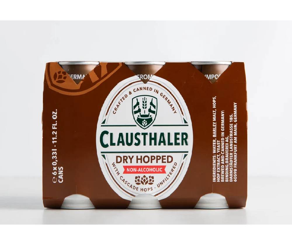 Clausthaler Dry Hopped Non-Alcoholic Beer Can 6-11.2 oz 