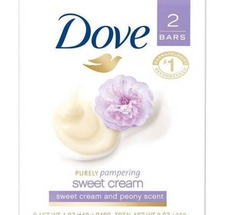Dove Purely Pampering Bar Soap 2 ct
