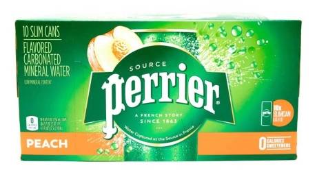 Perrier Peach 10-8.45 oz
