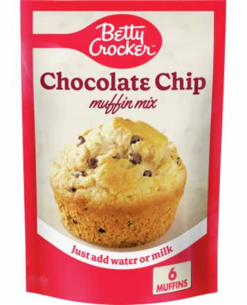 Betty Crocker Chocolate Chip Muffin Mix 6.5 oz
