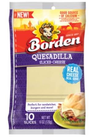 Borden Deli Quesadilla Cheese Slices 8 oz