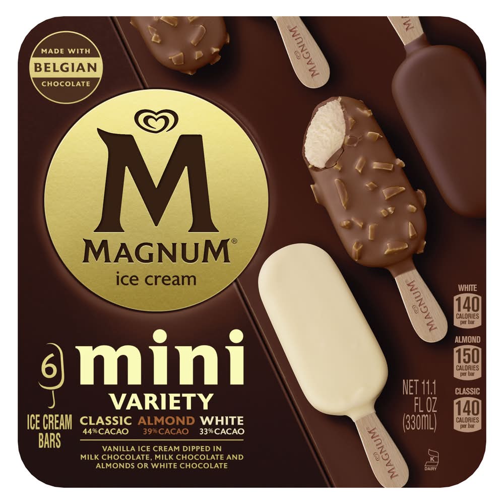 Magnum Mini Variety Ice Cream Bars 11.1 oz