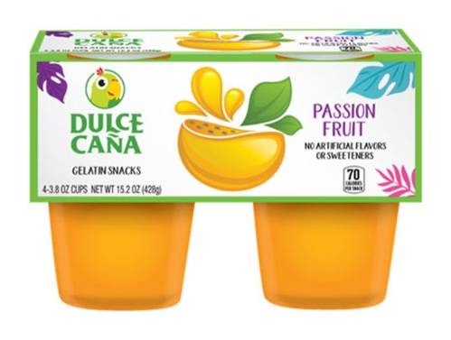 Dulce de Cana Gelatina Passion Fruit 4-3.8 oz