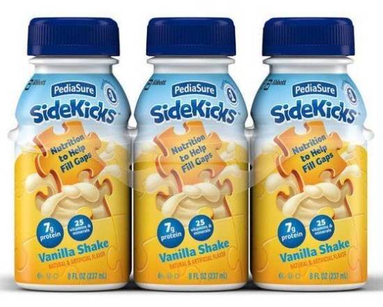 Pediasure Sidekicks Vanilla Shake 6-8 oz