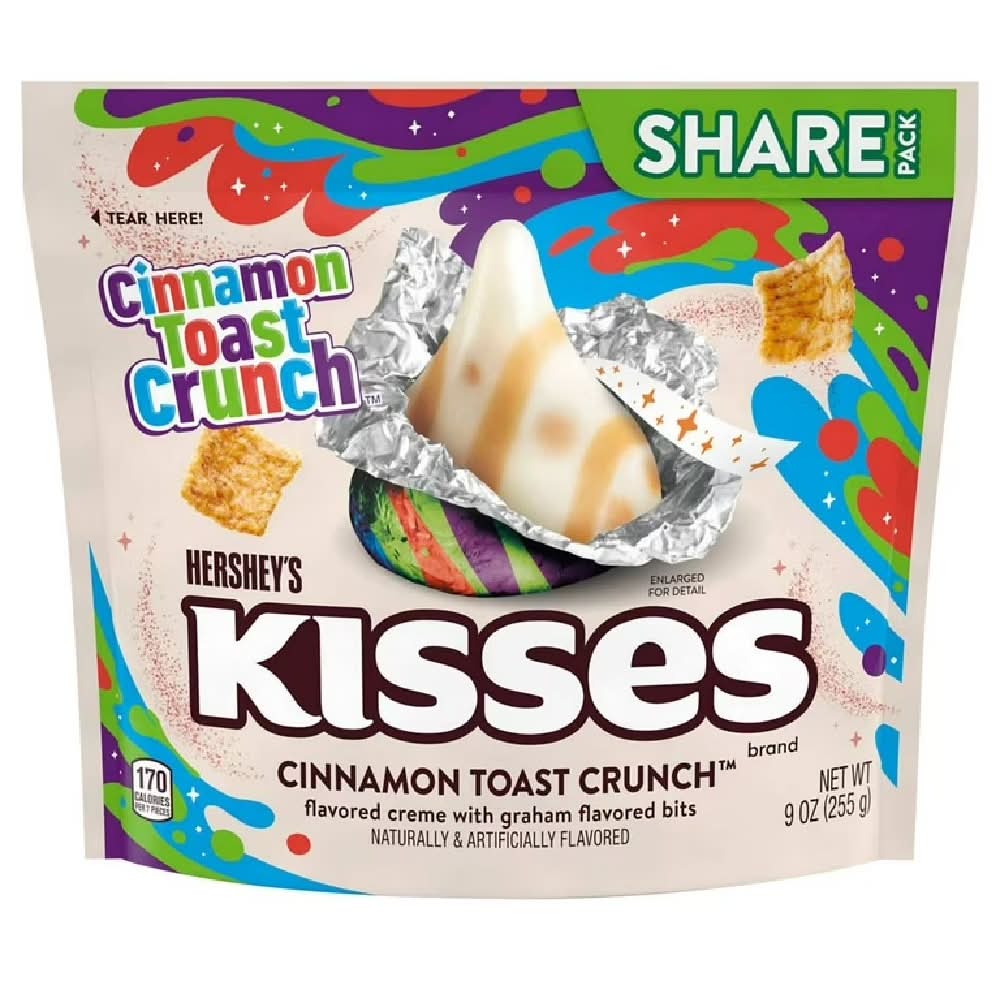 Hershey's Kisses Cinnamon Toast Crunch - Share Size - 9 oz