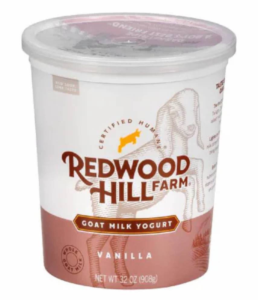 Redwood Hill Farm Goat Milk Yogurt Vanilla 32 oz