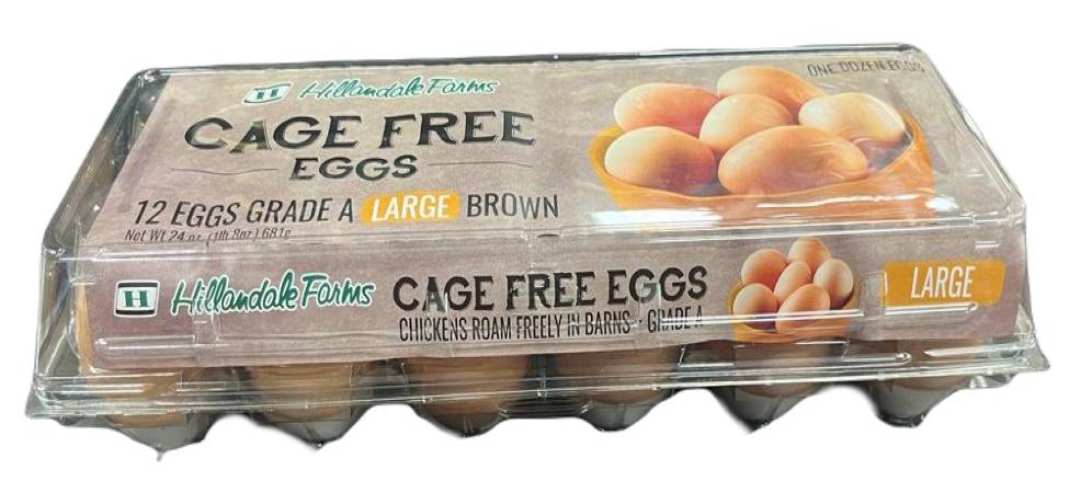 Hillandale Farms Cage Free Large Eggs 12 ct