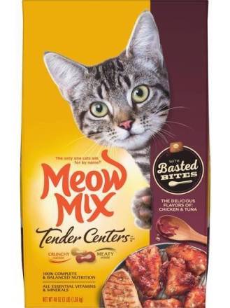 Meow Mix Tender Centers Salmon & Chicken 3.15 lbs