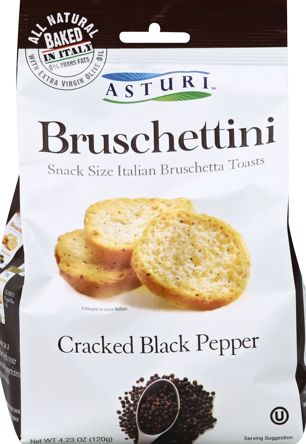 Asturi Bruschettini Cracked Black Pepper 4.23 oz