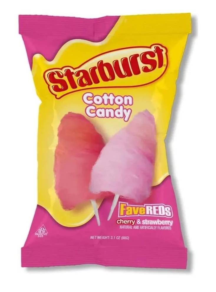 Starburst Cotton Candy Cherry & Strawberry 3.1 oz