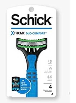 Schick Xtreme Duo Comfort Razors 4 ct