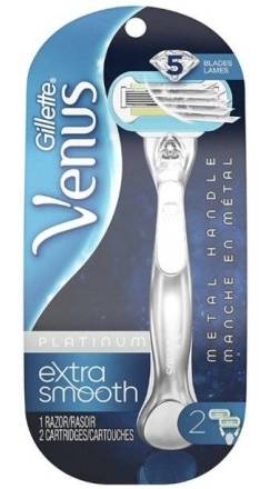 Gillette Venus Platinum Extra Smooth Razor 1+1