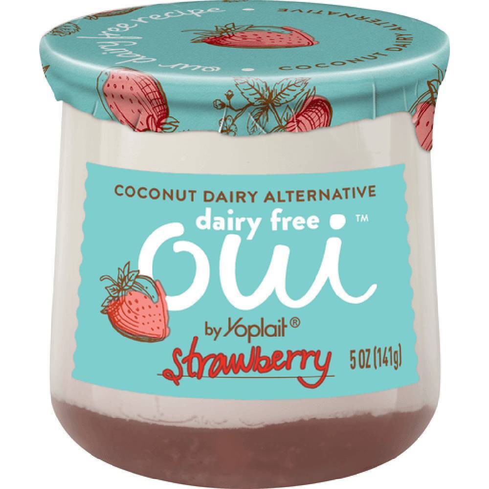 Oui Yogurt Dairy Free Strawberry 5 oz