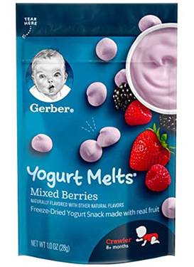 Gerber Yogurt Melts Mixed Berries for Crawler 1 oz