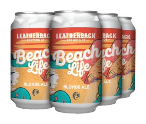 Leatherback Beach Life Blonde Ale 6-12 oz