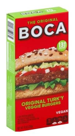 Boca Original Vegan Veggie Burger