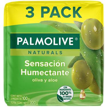 Palmolive Naturals Oliva y Aloe 3-3.53 oz
