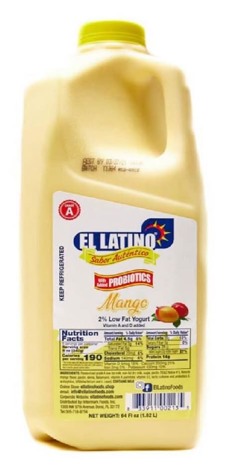 El Latino Mango Yogurt 64 oz