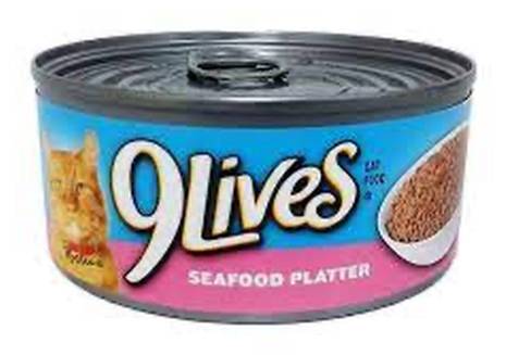 9 Lives Meaty Pate Seafood Platter 5.5 oz