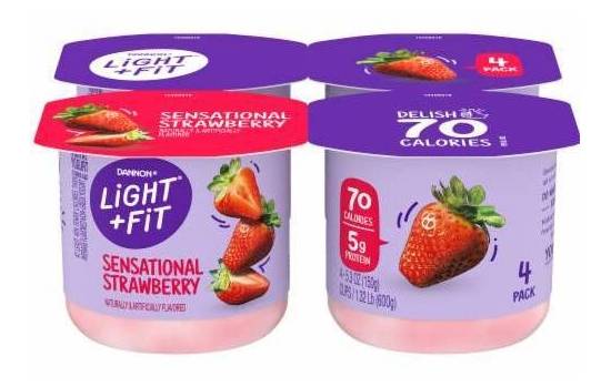 Light + Fit Sensational Strawberry 4-5.3 oz