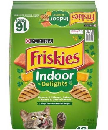 Friskies Indoor Delights Cat Food 16 lbs