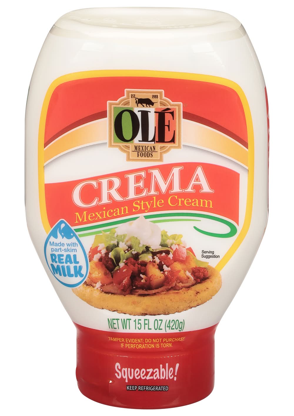 La Banderita Olé Crema 15 oz