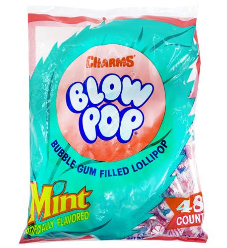 Charms Blow Pop Mint 1.5 lbs