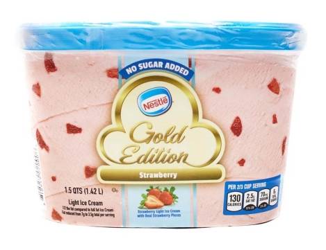 Nestle Gold Edition Strawberry No Sugar Added 48 oz