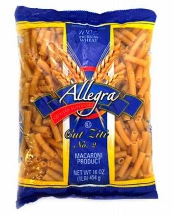 Allegra Cut Ziti No. 2 16 oz