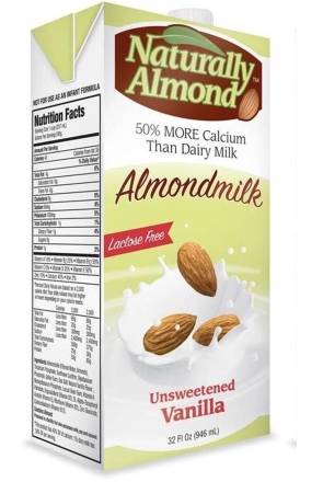 Naturally Almond Vanilla Unsweetened 32 oz