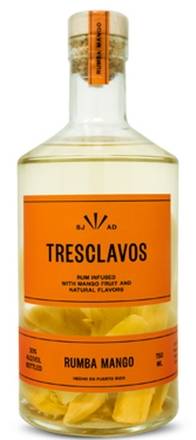 Tres Clavos Rumba Mango Rum 750 ml