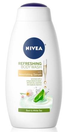 Nivea Nourishing Body Wash Basil & WhiteTea 20 oz