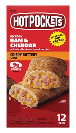 Hot Pockets Hickory Ham & Cheddar with Garlic Buttery Crust 54 oz