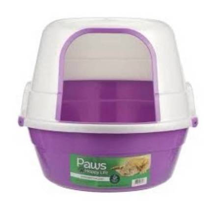 Paws Happy Life Enclosed Cat Pan