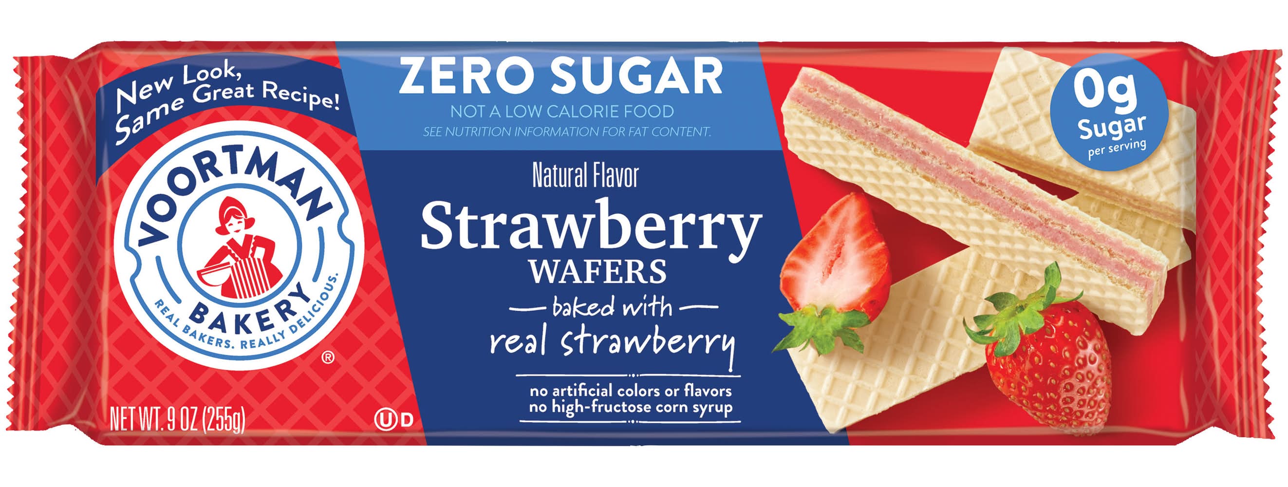 Voortman Bakery Sugar Free! Strawberry Wafers 9 oz