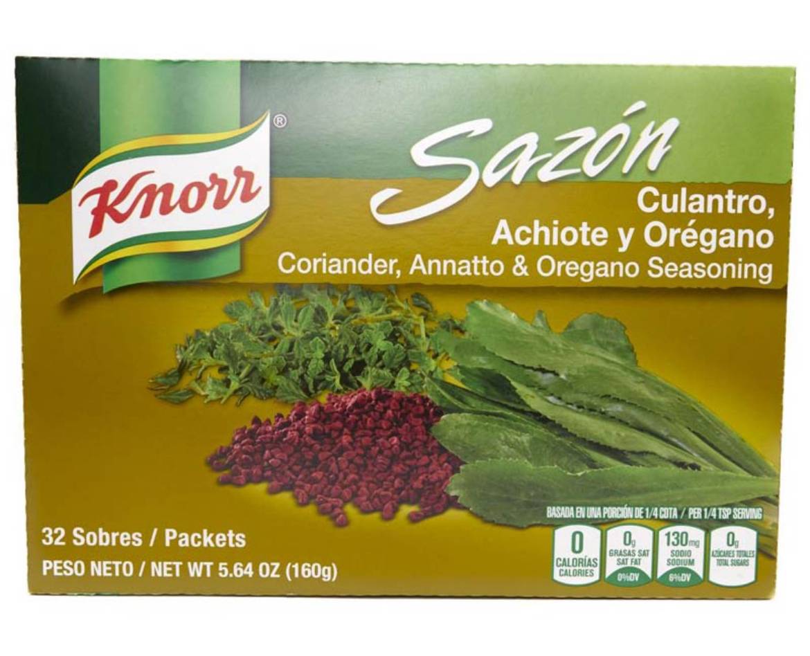Knorr Sazón con Culantro Achiote y Orégano 32 ct